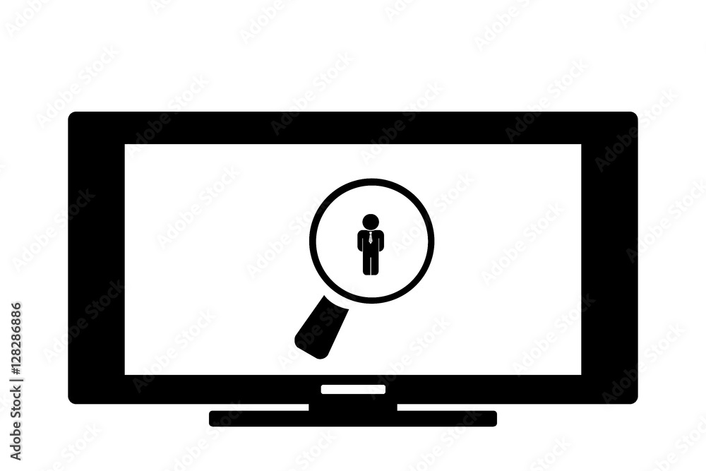 Recherche d'emploi dans un écran de télévision Recherche d'emploi dans un écran de télévision