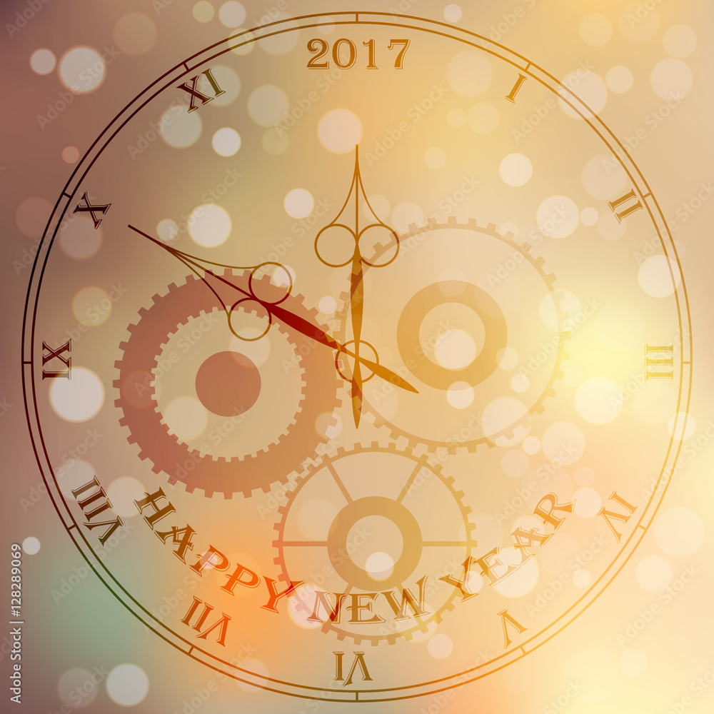 Fototapeta premium antique clock fac