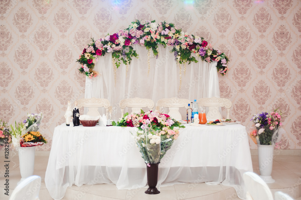 wedding banquet in a restaurant