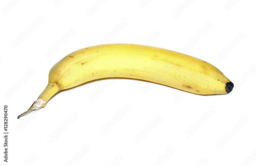 Yellow banana isolated Yellow banana isolated