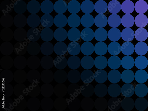 Gradient low poly circle style vector mosaic background