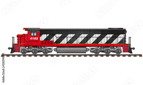 Locomotive diesel-électrique.