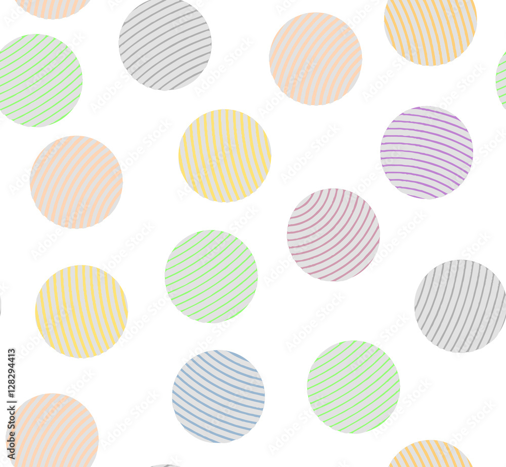 A pattern of striped circles A pattern of striped circles