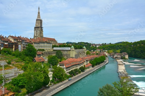 Riverside in Bern, Switzerland.