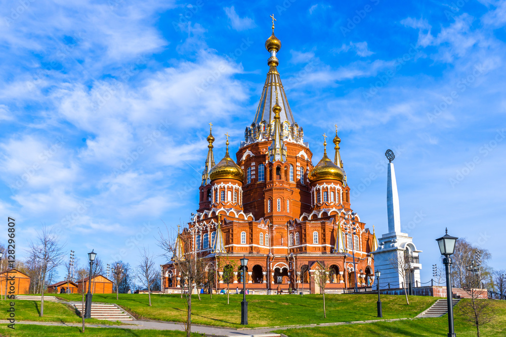 Orthodox Church. St. Michael cathedral in Izhevsk