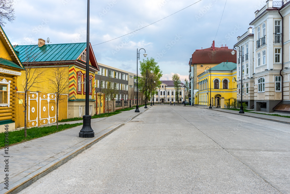 Fototapeta premium Old-Tatar Sloboda in Kazan, Russia.
