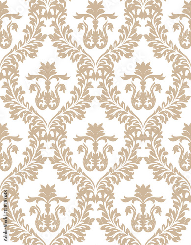 Vintage baroque ornament. Retro pattern antique style. Luxury old fashioned d...