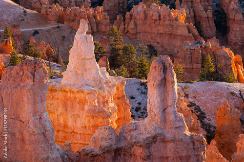Bryce Canyon National Park. Queen Victoria Hoodoo at the Queens