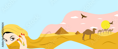 egypt and girl