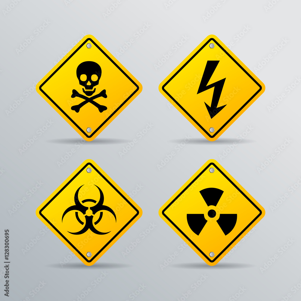 Danger vector sign Danger vector sign