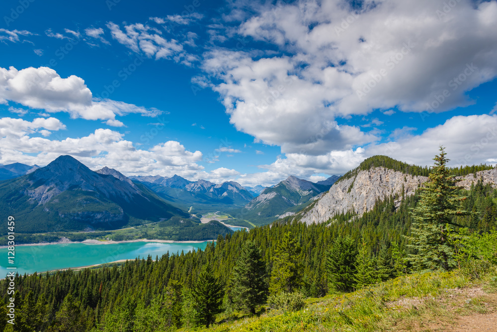 Fototapeta premium Barrier Lake, Kananaskis Country Alberta Canada
