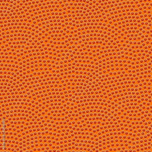 Basketball seamless texture with bumps, vector