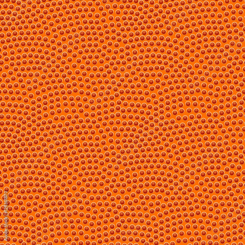 Basketball seamless texture with bumps, vector