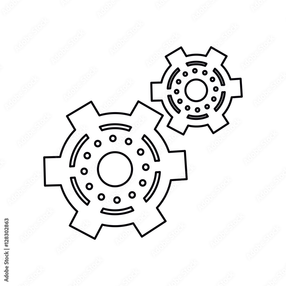 pictogram two gear wheel engine cog icon vector illustration eps 10 pictogram two gear wheel engine cog icon vector illustration eps 10