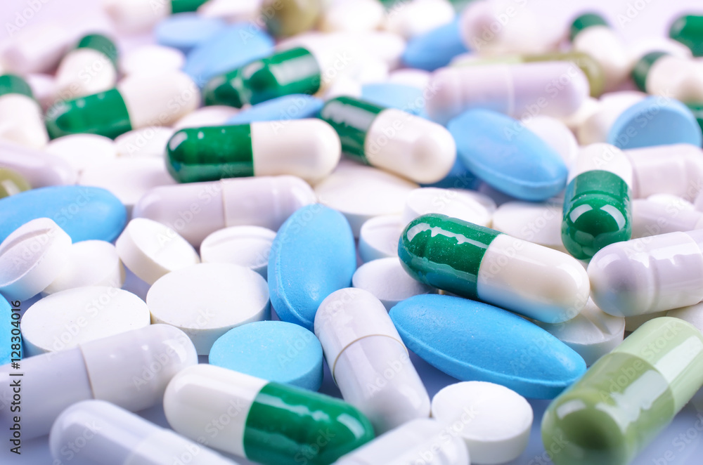 Plenty of Colorful Pills and Capsules Plenty of Colorful Pills and Capsules
