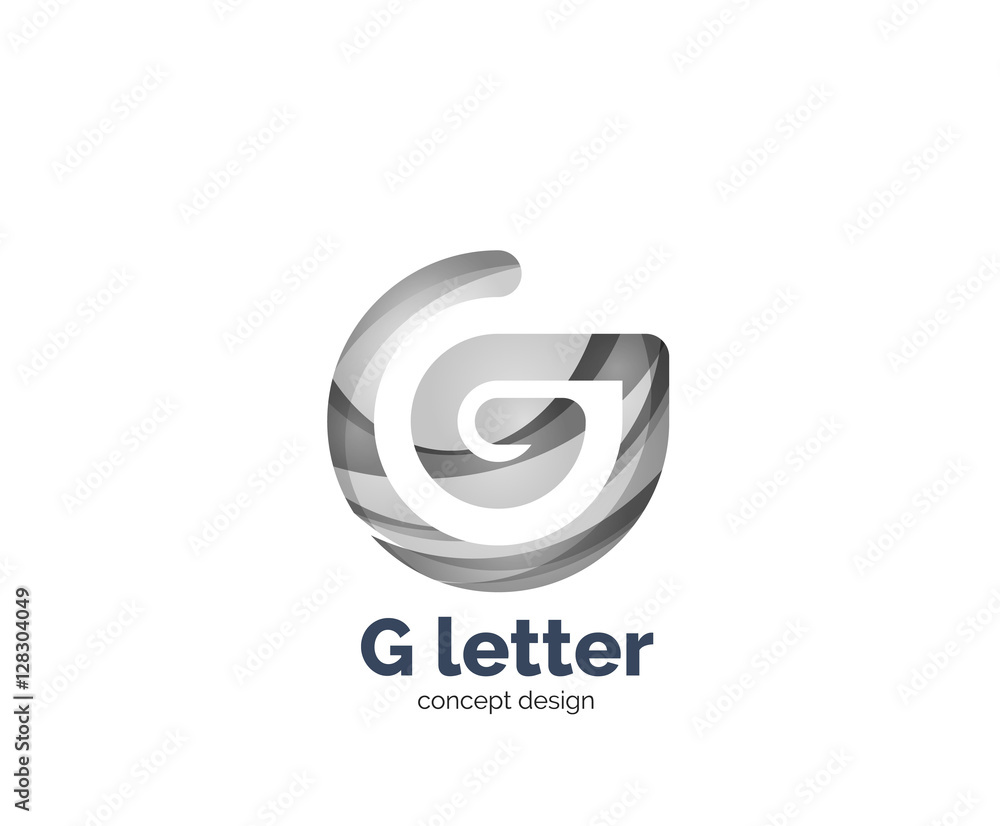 Fototapeta premium G letter logo icon