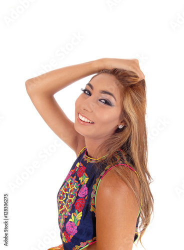 Happy young woman.