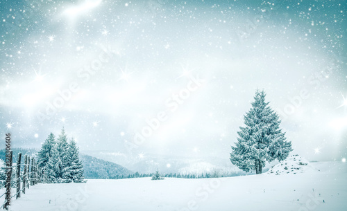 snowy winter landscape © Melinda Nagy