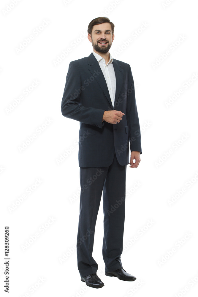 Full length portrait of confident young businessman Full length portrait of confident young businessman