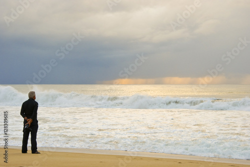 Beautiful seascape at sunset Composition of nature