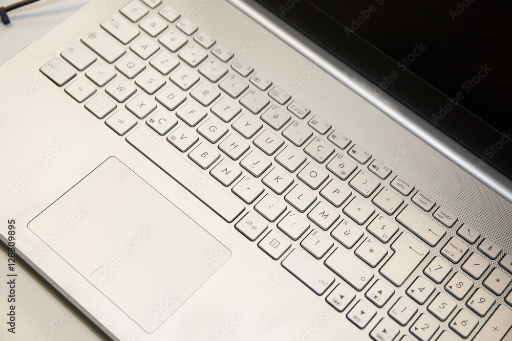 Computer keyboard. Isolated on white background Computer keyboard. Isolated on white background