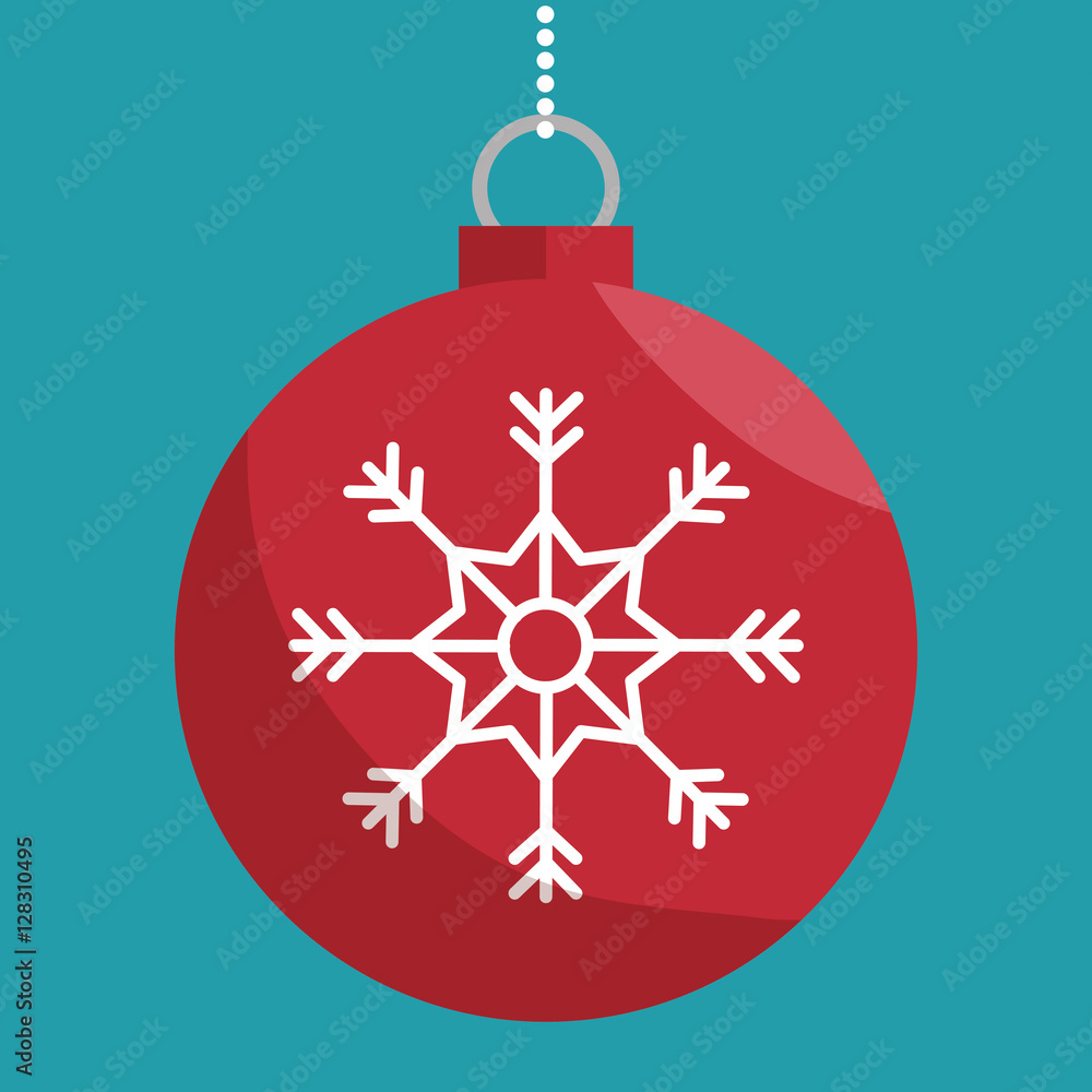 christmas ball isolated icon vector illustration design christmas ball isolated icon vector illustration design