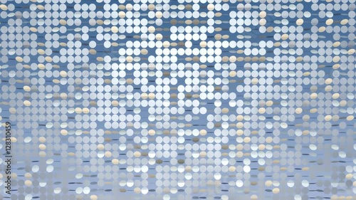 Abstract Circular Flip Transition Background