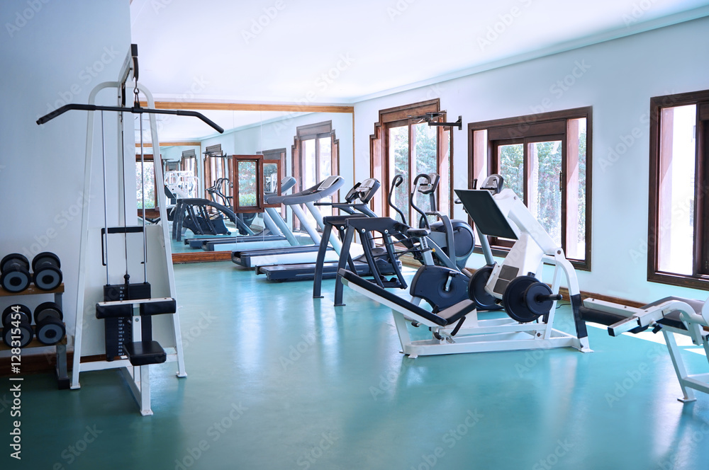 Fototapeta premium Fitness club interior