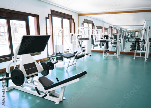 Fitness club interior