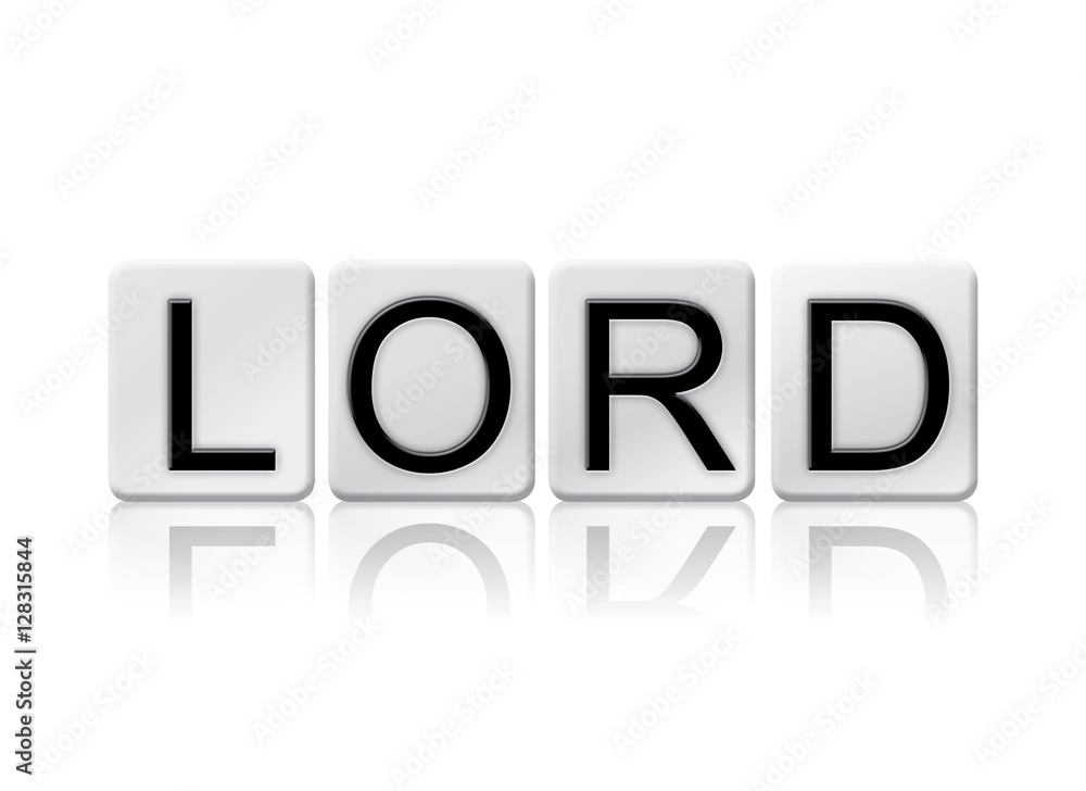 Lord Isolated Tiled Letters Concept and Theme Lord Isolated Tiled Letters Concept and Theme