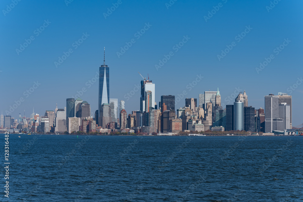 Naklejka premium ニューヨーク・マンハッタンの風景