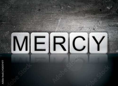 Mercy Tiled Letters Concept and Theme