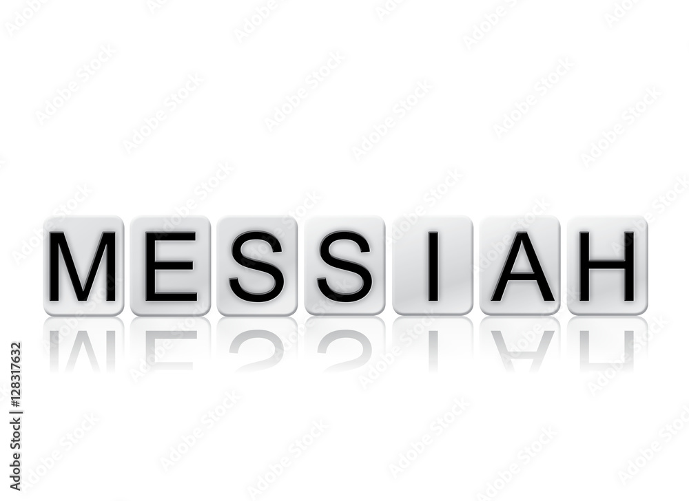 Messiah Isolated Tiled Letters Concept and Theme
