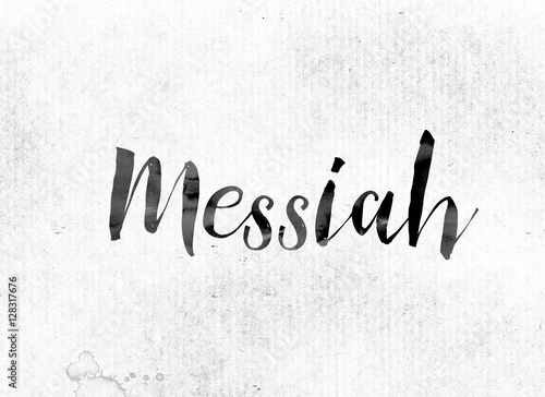 Fotografija Messiah Concept Painted in Ink