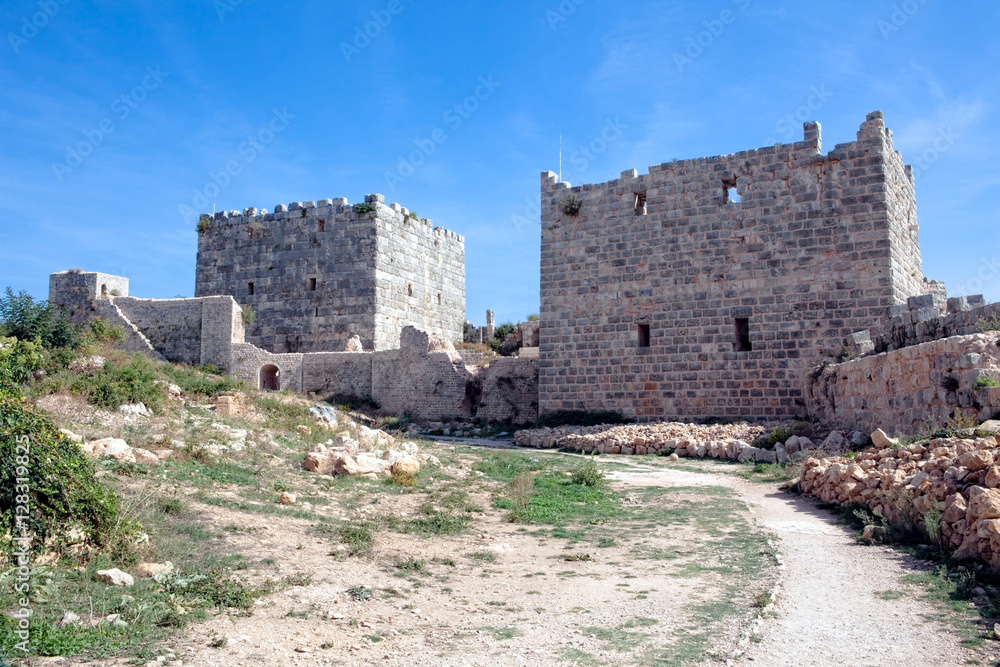 Saladin Castle walls Syria