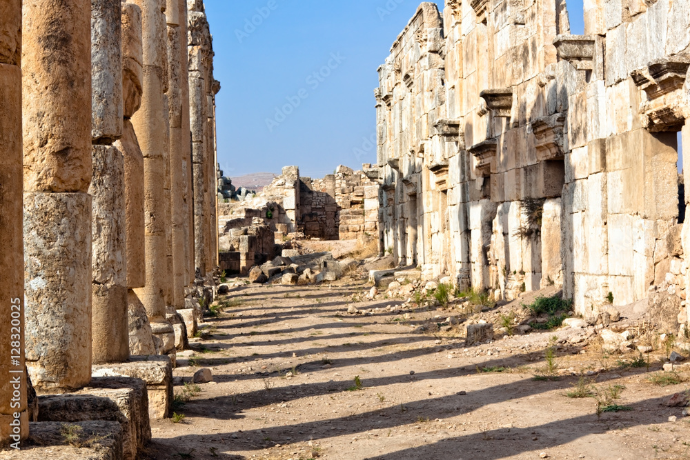 Fototapeta premium Apamea houses Syria