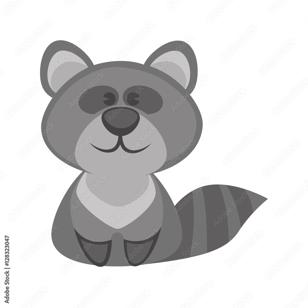 badger funny cartoon character. Cute icon badger funny cartoon character. Cute icon