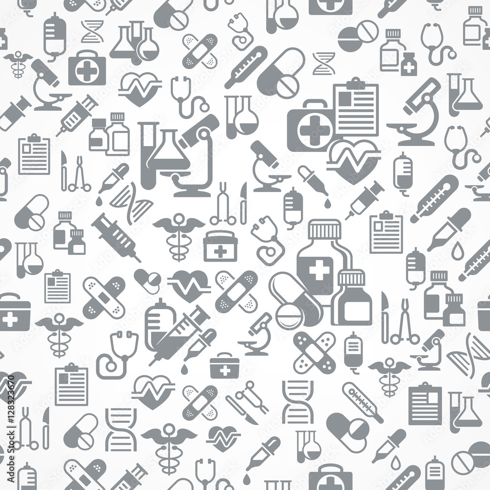 Medical background in grey Medical background in grey