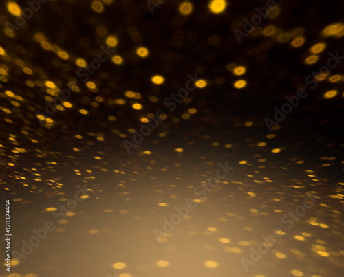 gold bokeh background concept