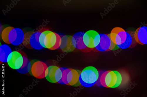 Christmas or new year background. Festive elegant abstract  with bokeh lights and stars