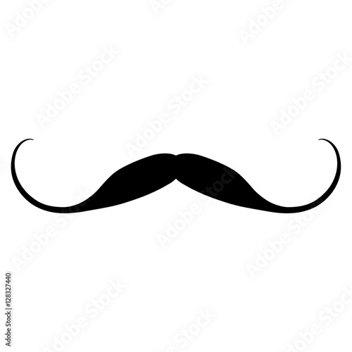 Black mustache icon