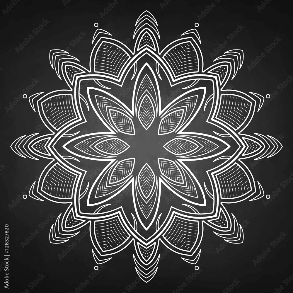 Graphic circular ornament Graphic circular ornament
