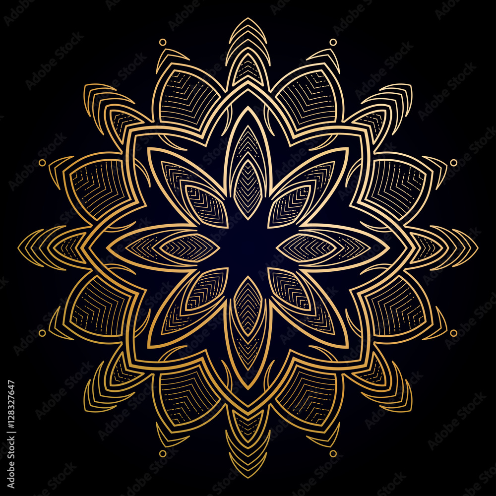 Graphic circular ornament Graphic circular ornament