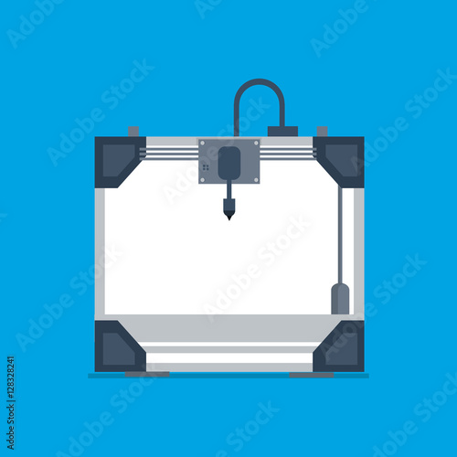 3D printer vector