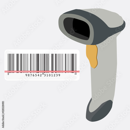 Barcode scanner and barcode