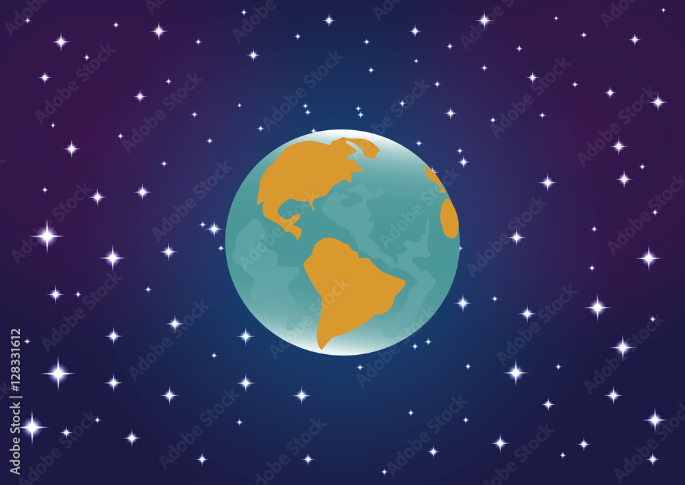 Vector background star sky Vector background star sky