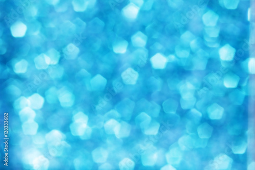 abstract of blue bokeh background.