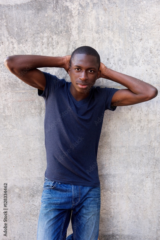 Portrait of stylish african american guy Portrait of stylish african american guy