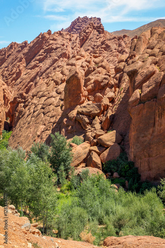 Rock formations in Morocco