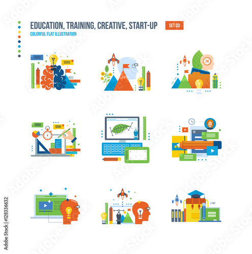 Education, creativity, business, investments, start up, graphic design, communication, technology © Idey